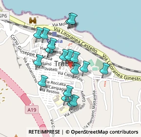 Mappa Via di Vittorio, 90019 Trabia PA, Italia (0.2225)