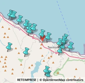 Mappa Via Gaeta, 90019 Trabia PA, Italia (4.91)