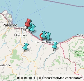 Mappa Via Gaeta, 90019 Trabia PA, Italia (10.53333)