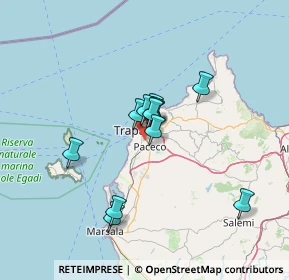 Mappa Via Vincenzo Baviera, 91100 Paceco TP, Italia (11.02667)