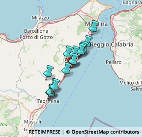 Mappa Via Antonio Gramsci, 98026 Nizza di Sicilia ME, Italia (10.3925)