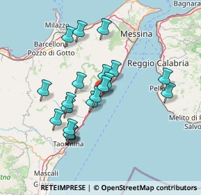 Mappa Via Antonio Gramsci, 98026 Nizza di Sicilia ME, Italia (14.284)