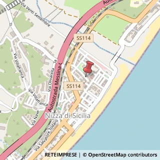 Mappa Piazza Cianciolo, 20, 98026 Nizza di Sicilia, Messina (Sicilia)