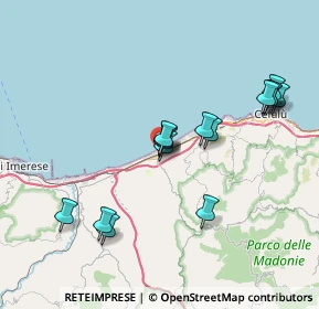 Mappa SS113 km 200+350, 90010 Campofelice di Roccella PA, Italia (8.014)