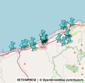 Mappa SS113 km 200+350, 90010 Campofelice di Roccella PA, Italia (3.079)