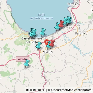 Mappa Via 187 in Contrada Palma, 91011 Alcamo TP, Italia (7.48533)