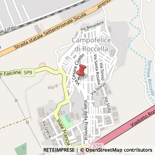 Mappa Via Gennara, 29, 90010 Campofelice di Roccella, Palermo (Sicilia)