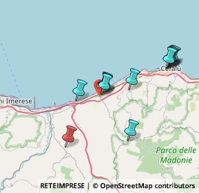 Mappa 90010 Campofelice di Roccella PA, Italia (7.95083)