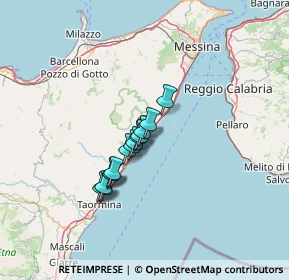 Mappa Via Lungomare Unità dell'Italia, 98026 Nizza di Sicilia ME, Italia (9.83286)