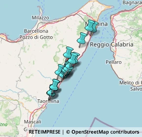 Mappa Via degli Austronauti, 98026 Nizza di Sicilia ME, Italia (10.322)