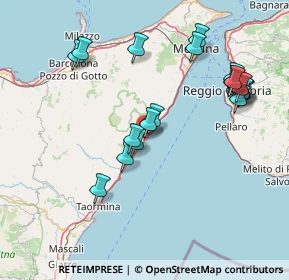 Mappa Via degli Austronauti, 98026 Nizza di Sicilia ME, Italia (18.0955)