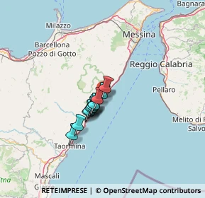 Mappa Via degli Austronauti, 98026 Nizza di Sicilia ME, Italia (8.3125)