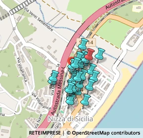 Mappa Via degli Austronauti, 98026 Nizza di Sicilia ME, Italia (0.15714)