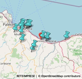 Mappa Via Ventimiglia, 90019 Trabia PA, Italia (14.62313)