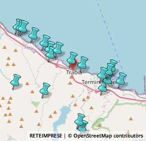 Mappa Via Cristoforo Colombo, 90019 Trabia PA, Italia (4.918)