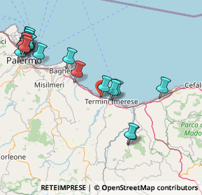 Mappa Via Cristoforo Colombo, 90019 Trabia PA, Italia (22.845)