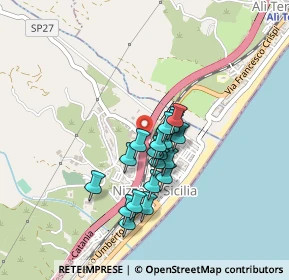 Mappa A18 Messina - Catania, 98026 Nizza di Sicilia ME, Italia (0.3485)