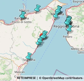 Mappa A18 Messina - Catania, 98026 Nizza di Sicilia ME, Italia (19.314)