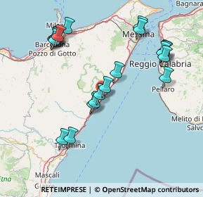 Mappa A18 Messina - Catania, 98026 Nizza di Sicilia ME, Italia (18.5645)