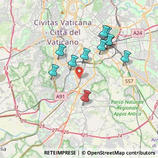 Mappa Via Corinto, 00146 Roma RM, Italia (3.73273)