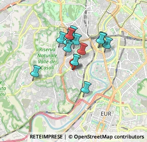 Mappa Via Pietro Maroncelli, 00149 Roma RM, Italia (1.35067)