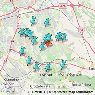Mappa Via del Padiglione, 00132 Roma RM, Italia (3.725)