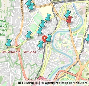 Mappa Via Alberto Mancini, 00149 Roma RM, Italia (1.09917)