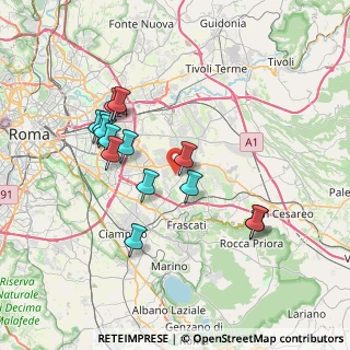 Mappa Via Cammarata, 00133 Roma RM, Italia (7.33786)