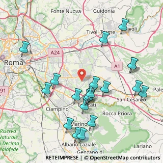 Mappa Via Cammarata, 00133 Roma RM, Italia (9.4965)