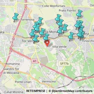 Mappa Via Gravina di Puglia, 00133 Roma RM, Italia (2.38158)