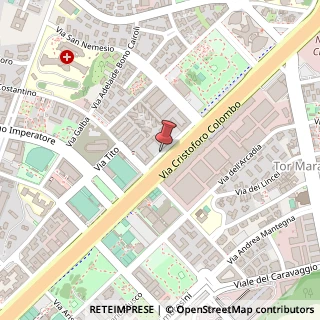 Mappa Via Cristoforo Colombo,  348, 00145 Roma, Roma (Lazio)
