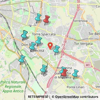 Mappa Via di Torre Spaccata, 00173 Roma RM, Italia (2.35333)