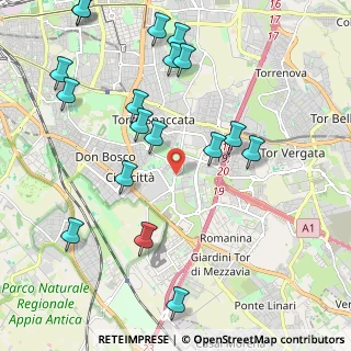 Mappa Via di Torre Spaccata, 00173 Roma RM, Italia (2.62)