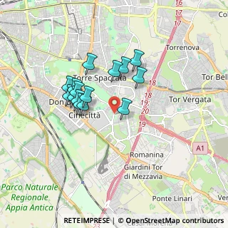 Mappa Via di Torre Spaccata, 00173 Roma RM, Italia (1.52867)