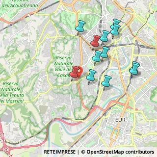 Mappa Via Luigi Corti, 00151 Roma RM, Italia (2.04667)