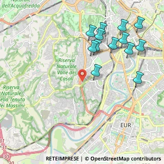 Mappa Via Luigi Corti, 00151 Roma RM, Italia (2.50923)