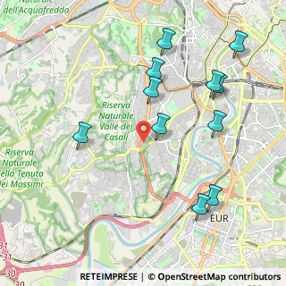 Mappa Via Luigi Corti, 00151 Roma RM, Italia (2.34)