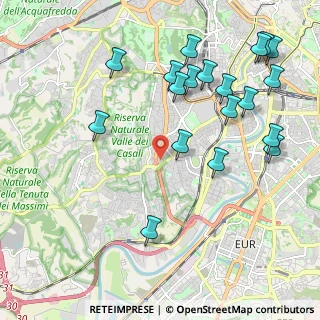 Mappa Via Luigi Corti, 00151 Roma RM, Italia (2.54158)