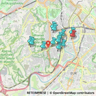 Mappa Via Luigi Corti, 00151 Roma RM, Italia (1.40308)