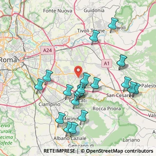 Mappa Via Gionata, 00132 Roma RM, Italia (9.226)