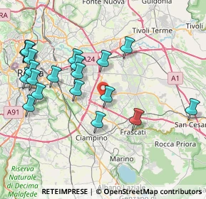 Mappa Via del Politecnico, 00100 Roma RM, Italia (9.3015)