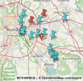 Mappa Via del Politecnico, 00100 Roma RM, Italia (7.54947)