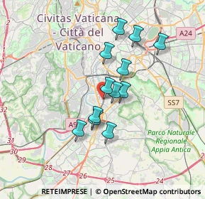 Mappa Via Ostiense, 00145 Roma RM, Italia (2.93417)