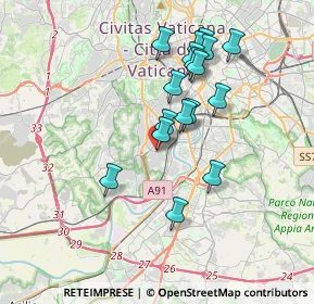 Mappa Via Giuseppe Guerzoni, 00149 Roma RM, Italia (3.46824)