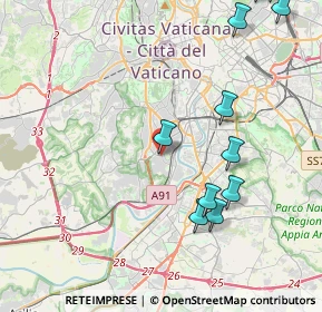 Mappa Via Luigi Angeloni, 00149 Roma RM, Italia (5.61833)
