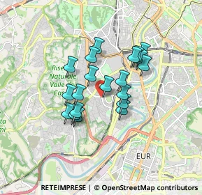 Mappa Via Luigi Angeloni, 00149 Roma RM, Italia (1.3755)