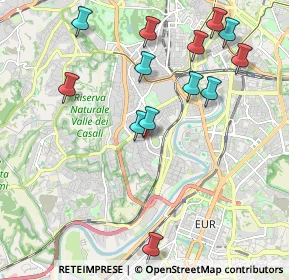 Mappa Via Giuseppe Guerzoni, 00149 Roma RM, Italia (2.33462)