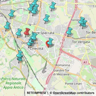 Mappa Viale Bruno Pelizzi, 00173 Roma RM, Italia (2.857)