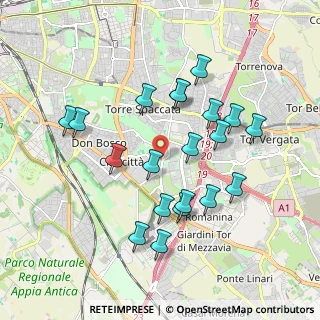 Mappa Viale Bruno Pelizzi, 00173 Roma RM, Italia (1.919)