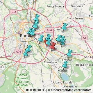 Mappa Viale Bruno Pelizzi, 00173 Roma RM, Italia (6.40474)